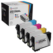 Ink Cartridge Replacements for Epson 232XL 232 HY, SY (Bk, C, M, Y, 4-Pack) picture