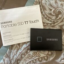 Samsung T7 Touch 1TB Portable External SSD Black MU-PC1T0K picture