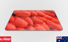 MOUSE PAD DESK MAT ANTI-SLIP|RED STRAWBERRIES WALLPAPER #2 picture
