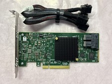 LSI SAS9300-8i 12Gbps PCIe SAS HBA CONTROLLER W/ MINI-SAS CABLES H3-25573-00H picture