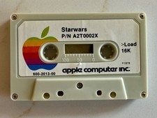Apple Computer Inc Cassette Star Wars / Star Trek A2T0002X 1978 600-2013-00 picture