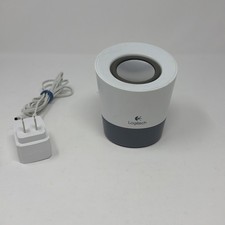 White & Gray Logitech Multimedia Speaker Z50 for Smartphone, Tablet, and Laptop picture