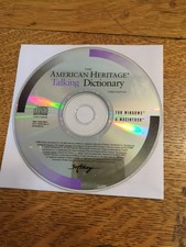 Classic Pc Software - The American Heritage - Talking Dictionary disc only  picture