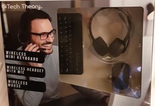 Tech Theory Work From Home Bundle Wireless Keyboard, Headset and Mouse New picture
