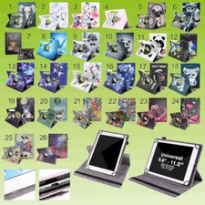 For Various Tablet Models Tablet Theme 360 Degree Case Faux Leather Cases  picture