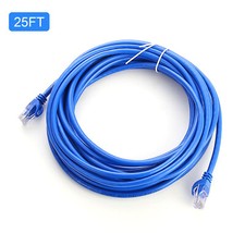 AvesView CAT6 Ethernet Patch Cable High Speed 550Mhz UTP 25FT 50FT 100FT - Blue picture