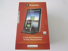 Xtrememac IPU-ID2-11 2.1 Amp Incharge Duo Dual Charging Cradle New picture
