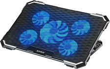 KYOLLY Upgrade Laptop Cooling Pad,Gaming Laptop Cooler with 5 Quiet Fans,2 USB  picture