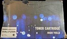 Black Toner Cartridge Compatible Model 58A or CF258A (Single Piece) picture