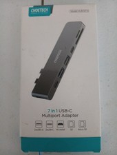 Choetech HUB-M23 7 in 1 USB-C Multiport Adapter  Micro 3 Hub for MacBook picture