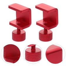 4Pcs Red Aluminum Adjustable 3D Printer Bed Clamps Glass Fixing Clips picture
