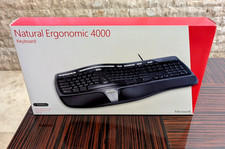 NEW Microsoft Natural Ergonomic 4000 USB Wired Keyboard SEALED BOX picture