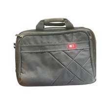 Case Logic Laptop Briefcase Unisex OS Black Good Padded Nylon Tech Bag picture