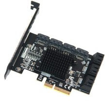 PCI-E3.0 to 10ports SATA 3.0 6Gbps PCI Express x4 Expansion Card ASMedia ASM1166 picture
