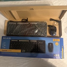 Belkin Essential Combo Keyboard and Mouse USB A Keyboard Set w/Wired Mouse picture