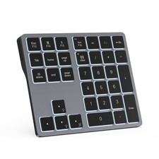 Doohoeek Backlit Bluetooth Numeric Keypad for Laptops and Computers, Number Pads picture