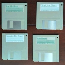 Lot Of 4 Mac Executive Diet Weight Loss Menu Planner Ohio Dist. Software 3.5