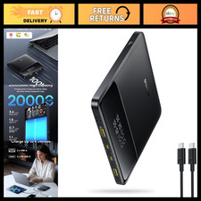 Portable 100W Power Bank 20000mAh Fast Charger, 2 USB-C & 2 USB-A Ports, Travel picture