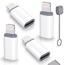 YFMaiQi MFi Certified USB C to Lightning Adapter 4 Pack,27W Fast White picture