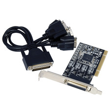 ST-Lab IP-110 4-Port PCI RS-422 RS-485 Serial Card with DB44 4x DB9 Cable 30450 picture