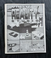 💾 Vintage 1991 Virtual Reality Studio Manual - 80 Pages of Tech History 💾 picture