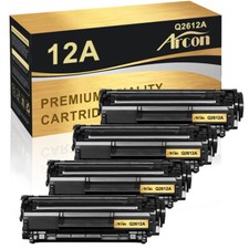 4PCS Q2612A 12A Toner Cartridge For HP LaserJet 1010 1020 1022n 1022nw 3050 3052 picture
