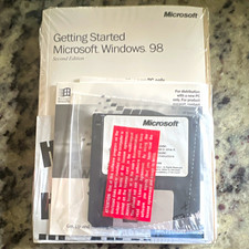 Microsoft Windows 98 Second Edition OEM OS CD English w/ Floppy & Manual picture