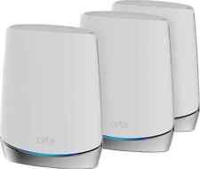 NETGEAR Orbi RBK753S Tri-Band WiFi 6 Mesh System Router(1 Router, 2 Satellites) picture