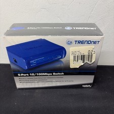 TRENDnet 5-Port 10/100Mbps Ethernet Network Switch TE100-S5 Auto-MDIX PC/Mac NEW picture