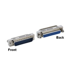 Kentek Mini DB25 Male to Female Adapter Connector Changer Serial Port RS-232 Pin picture