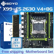 SOYO X99 Motherboard Set With LGA2011-3 Xeon E5 2630 V4 CPU DDR4 8GB (1*8GB) picture