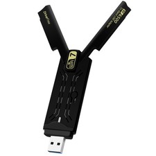 BE6500 USB3.0 WiFi7 Adapter 6500Mbps Tri-Band 802.11be Wireless WiFi Dongle Card picture