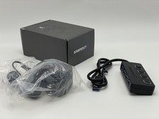 Sabrent USB 3.0 4 Port Hub w/ Power Adapter - Black - OPEN BOX picture