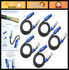 5-Pack 12AWG Power Extension Cable - 3FT PowerCon Cables for Audio/Lighting picture