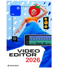 Movavi  Video Editor 2026 Lifetime Edit Video AVI WMV MPEG MPEG4 for Windows picture