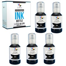 5PK CMYi Compatible Epson 512 Black Ink Bottles Fits Expression ET-7700 ET-7750 picture