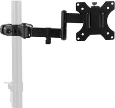 Universal Full Motion Pole Mount Monitor Arm with Removable 75mm and 100mm VE... picture