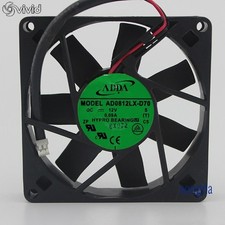 ADDA 8015 AD0812LX-D70 DC 12V 0.09A 8CM 2-wire Silent Server Square Cooling Fan picture