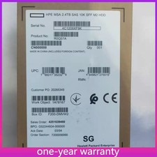 HPE P13247-001 2.4TB MSA  Internal 10K RPM 2.5'' SFF SAS M.2 (R0Q57A) Hard Drive picture