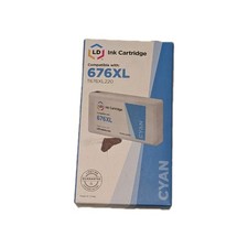 LD T676XL220 High Yield Cyan Ink Cartridge NEW Open Box  picture