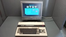 Sony Hit Bit HB-75 MSX Home Computer  Hudson Soft JONG KYO Mahjong working picture