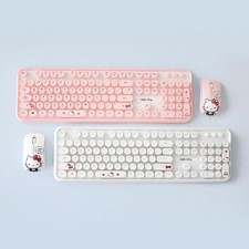[Hello Kitty] Hello Kitty No Noise Wireless Keyboard Mouse Set picture
