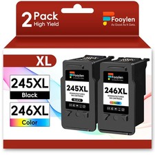 2x PG-245XL CL-246XL Ink Cartridge for Canon PIXMA MG2522 Ink MG2520 MX490 MX492 picture