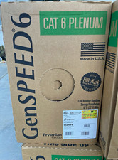 GenSPEED Cat 6 Plenum Ethernet Cable 1000 ft White 7131101, USA, CMP picture