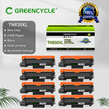 GREENCYCLE 8 Pack TN-830XL Toner Cartridge for Brother HL-L2460DW L2480DW L2400D picture