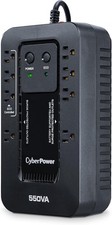CyberPower EC550G UPS 550VA Battery Backup 8 Outlets Eco Mode Surge Protection™ picture