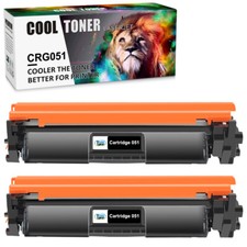 2Pc Toner Cartridge for Canon 051 ImageCLASS MF267ic MF269dw MF263dn MF264dw picture
