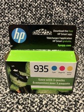 HP 935 Tri Color Ink Cartridge 3 Pack GENUINE Date: November 2024 picture