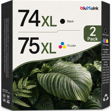 74XL 75XL Ink Cartridge Combo Pack for D4260 D4280 D4360 J5725 J5730 J5740 J5750 picture