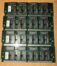 32MB (4x 8MB) 72-Pin SIMM RAM Memory Set 70ns SEC 486 Pentium Mac Silver Pins picture